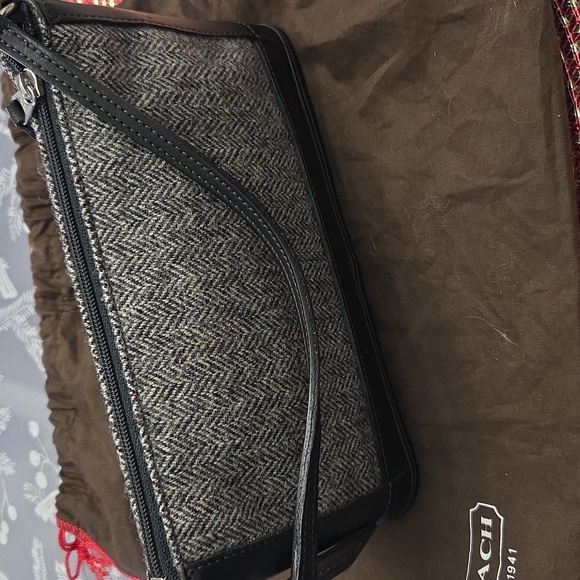 Coach Auth. Demi Bleeker Wool And Leather - Picture 6 of 10